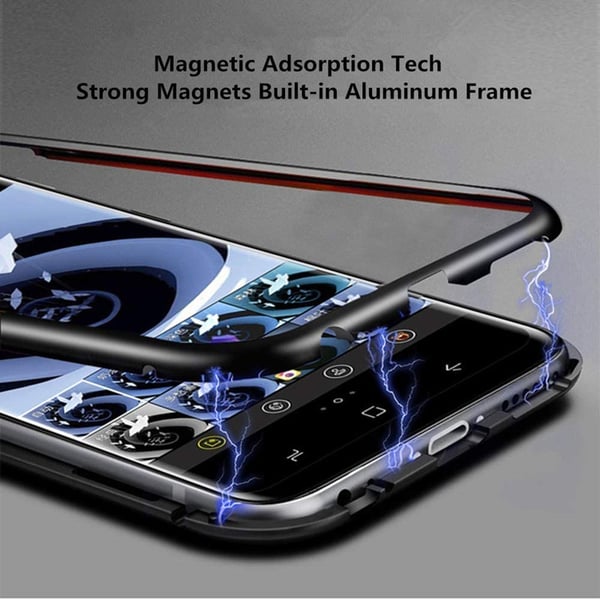 Mobildeksel tosidig herdet glass XiaoMi Redmi Note7 / 7Pro - Svart