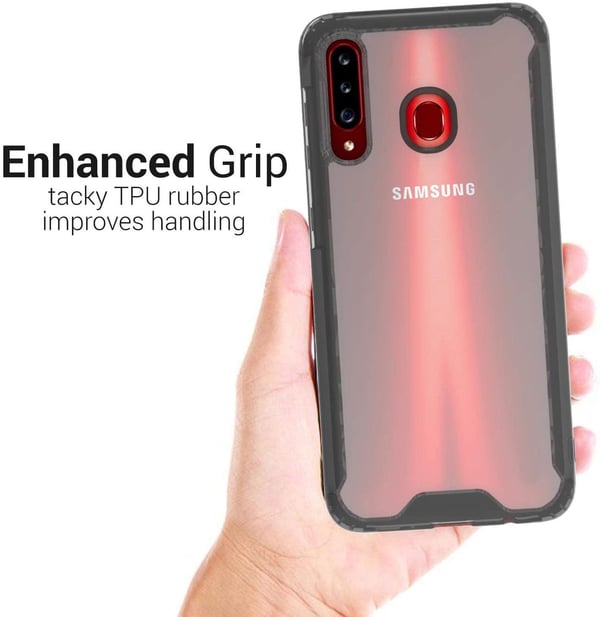 Samsung Galaxy A20S skall gjennomsiktig