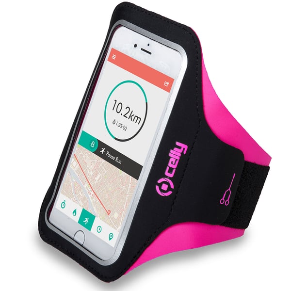 Urheiluranneke XXL max 6.2 "Pinkki