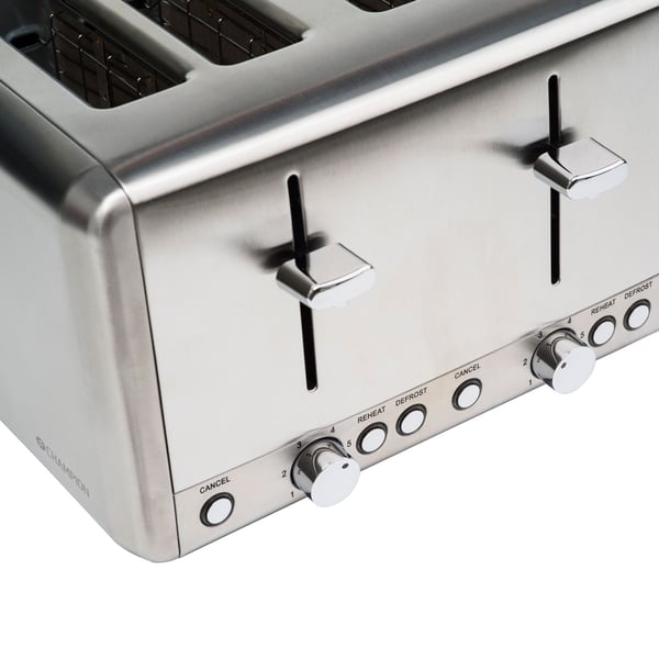 Brødrister 4 skiver 1850W BR420 Rustfritt stål
