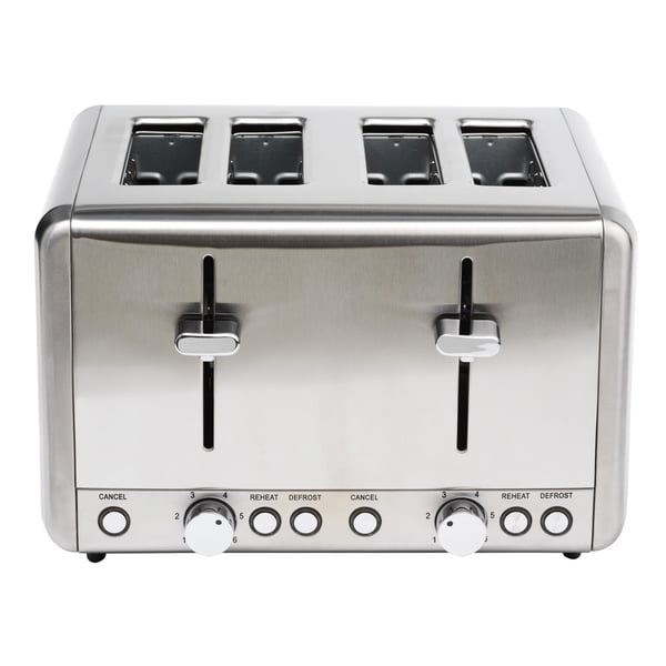Brødrister 4 skiver 1850W BR420 Rustfritt stål