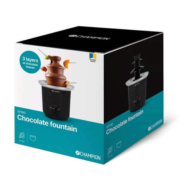 Suklaa suihkulähde 200g CF100 Black