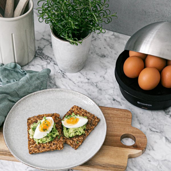 Eggkoker 7 egg EB100 rustfritt stål