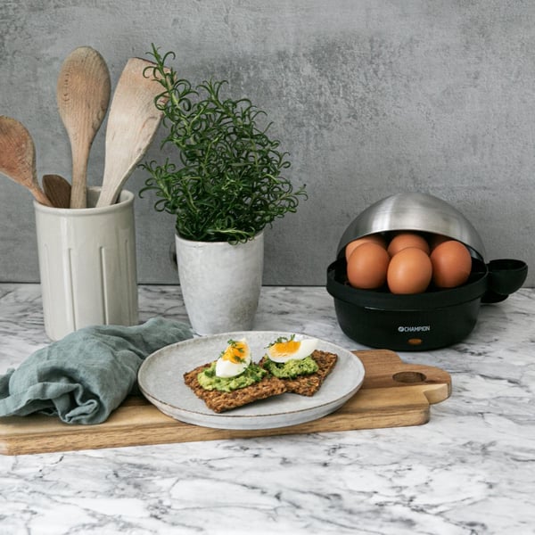 Eggkoker 7 egg EB100 rustfritt stål
