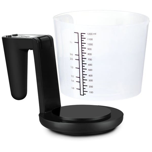 Kjøkkenvekt Målekopp 3kg 1200ml KV310 Sort