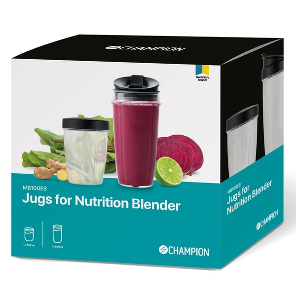 Nutrition Blender Extra Bottle 2 kpl MB100/NB500