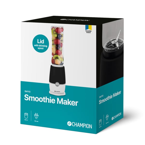Smoothiemaskine 180W SM110 Sort/Hvid