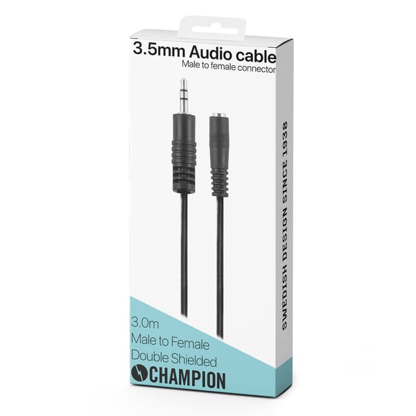 3,5 mm - 3,5 mm hann-hun 3,0 m