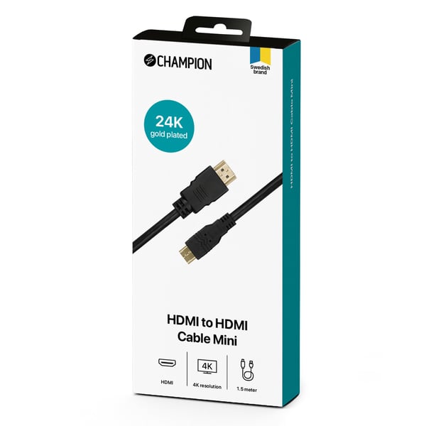 HDMI-kabel Mini (AC) 1,5 meter
