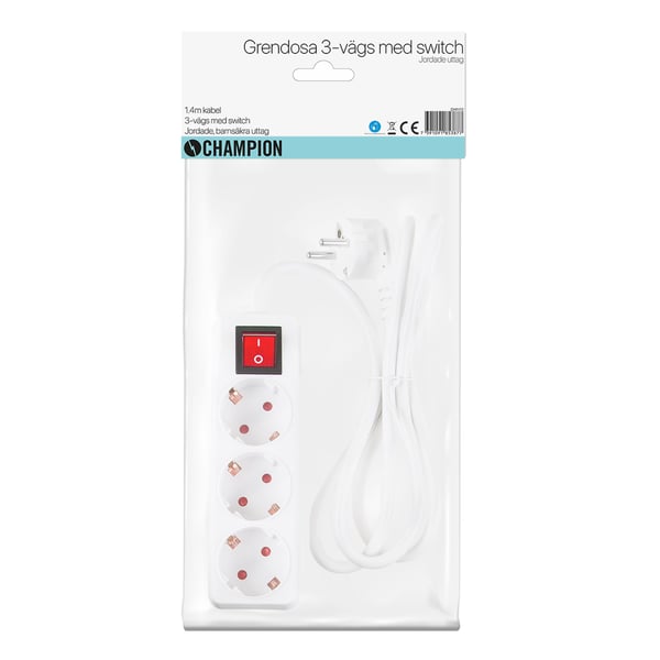 Grendosa 3-vägs m. switch