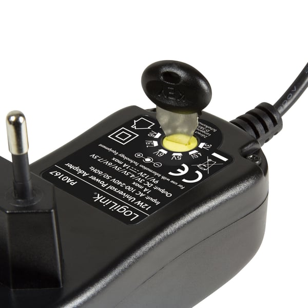 Strømadapter 230V-> 3-12V 1A 12W