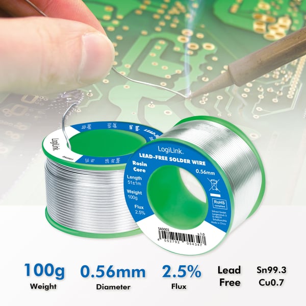Loddetinn blyfri 0,56 mm 100 g