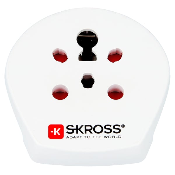 Reiseadapter India/Israel/Danmark til Europe Grounded