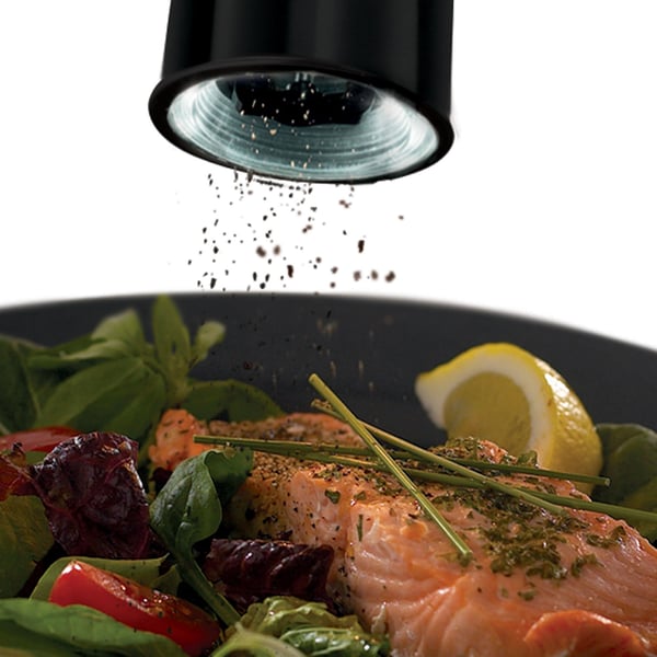 Salt & Pepper Mill Keramisk stålverk svart stål