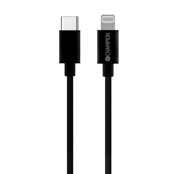 USB-C til Lightning-kabel 1 m svart