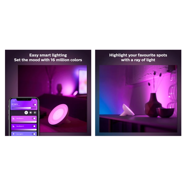 Hue Bloom Color Bordlampe Svart
