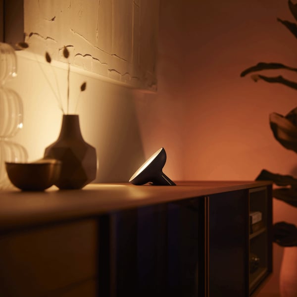 Hue Bloom Color Bordlampe Svart