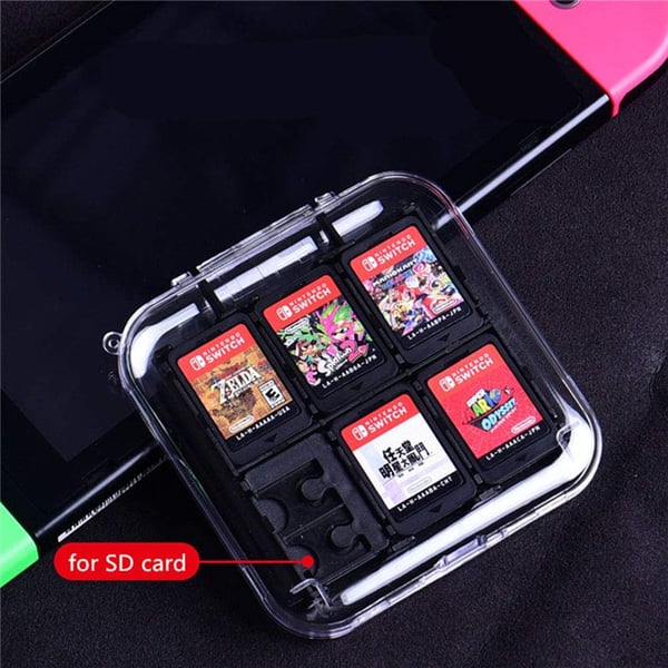 Kortholder kompatibel for Nintendo Switch-spill 12 spilleautomater