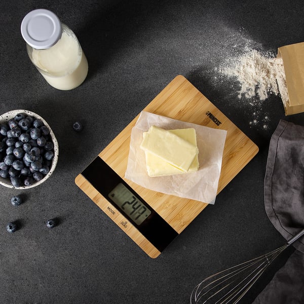 Kjøkkenvekt Bambus 5kg 492944 Kjøkkenvekt Pure