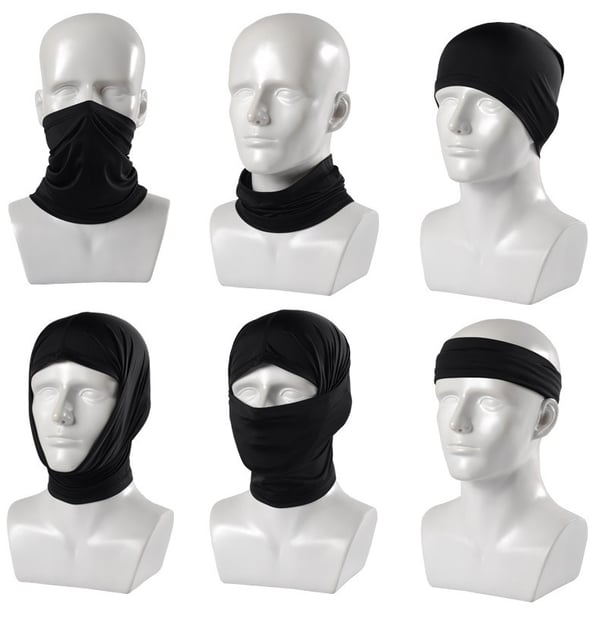 Svart hals / tubeskjerf (One-size) Black M