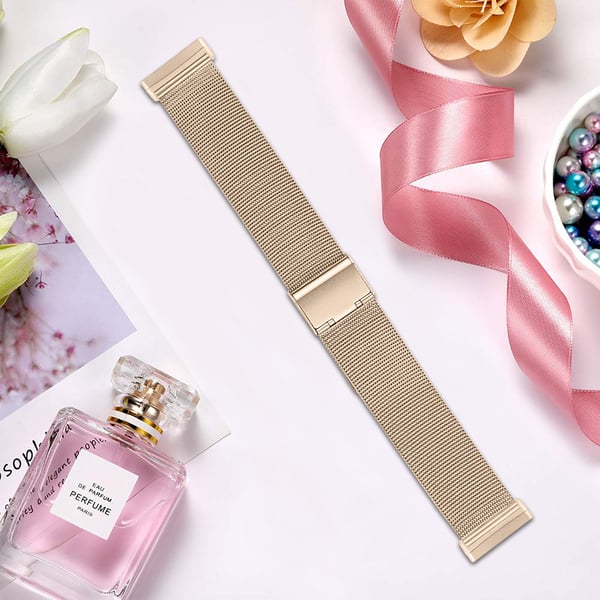 Fitbit Versa 3 / Sense armbånd Rustfrit stål Guld