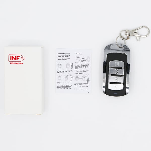 Universal 4-kanals RF fjernkontroll 868 MHz 1-pack