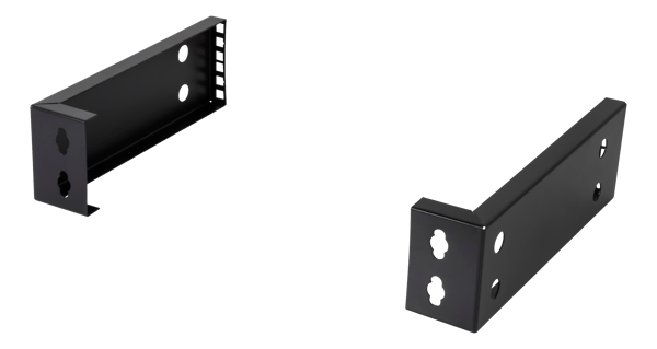 10"-19" wall mount with adjustable width, 2U, 15kg load