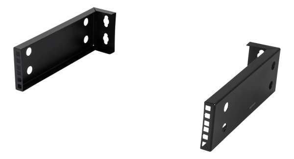 10"-19" wall mount with adjustable width, 2U, 15kg load
