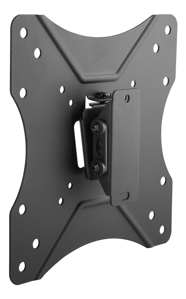Compact slim tilt wall mount, 23"-42", 25 kg, black