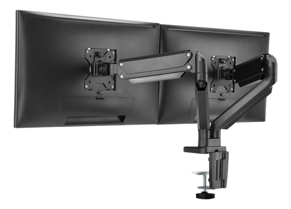 OFFICE Dual Mount Gas Spring Monitor Arm tilt 17"-32"