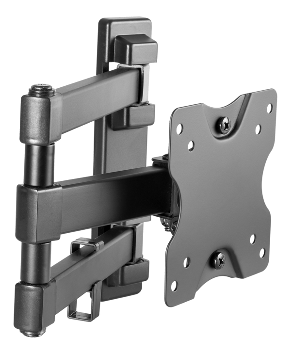 Full motion 3-way wall mount, 13-27" up to 20 kg, tilt, rota