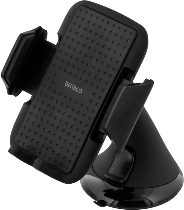 Car holder for smartphone, adjustable with suction cup