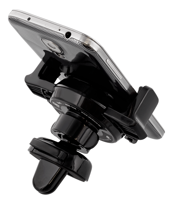 Air vent car holder, for smartphones 60-88 mm, rotatable