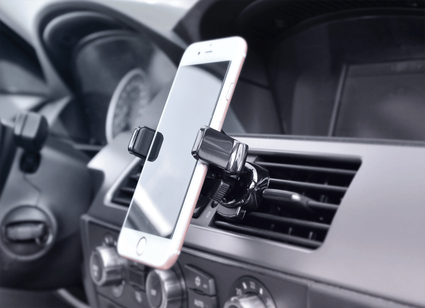 Air vent car holder, for smartphones 60-88 mm, rotatable