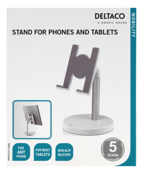 Desk stand for Phone & Tablet, white