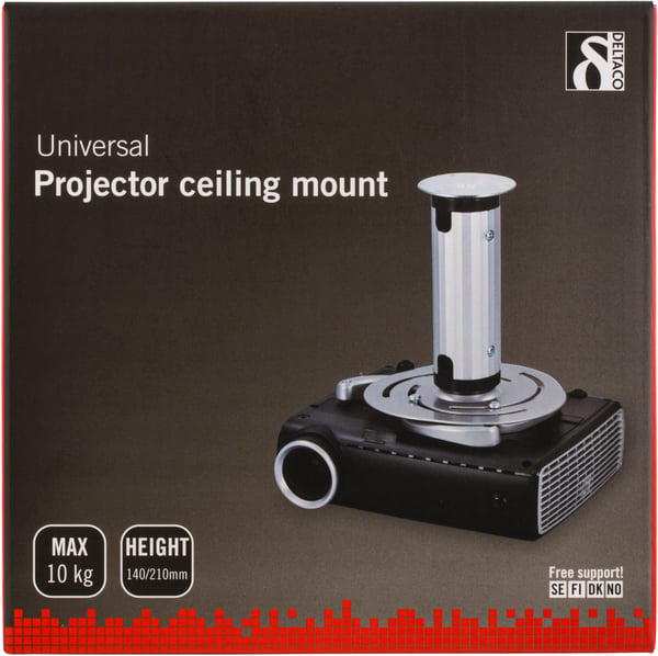 Ceiling mount projector, max 10kg , 80-170mm adjust height