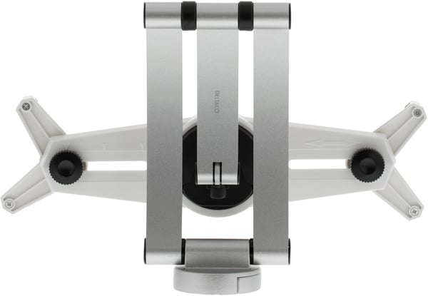 Wall bracket for tablet, rotatable 360, 3 joints, gray V2