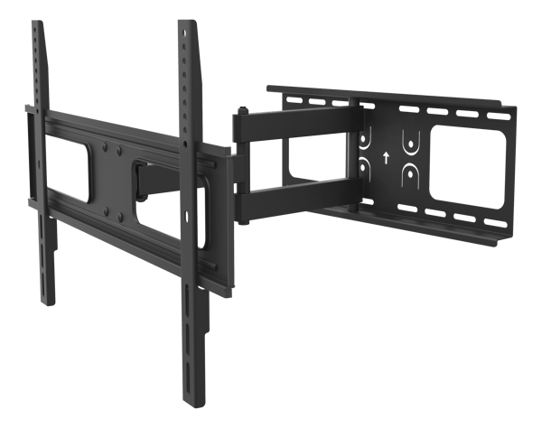 Wall mount for tv/screen, 37"-75",  max 50kg, 3 leads, black