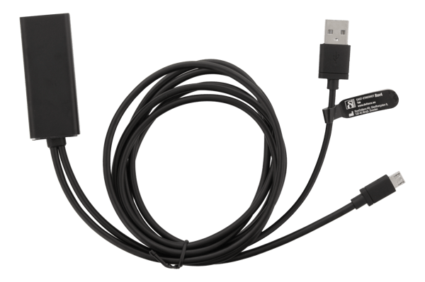 Ethernet adapter casting device 1m 100 Mbps USB-A+USB MicroB