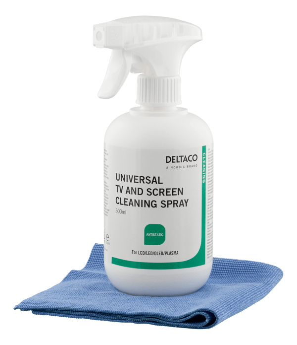 Cleaning set: 500ml liquid screens + microfiber colour Box