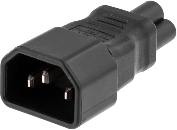 Power adapter IEC 60320 C14 to IEC 60320 C5 250V / 2.5A