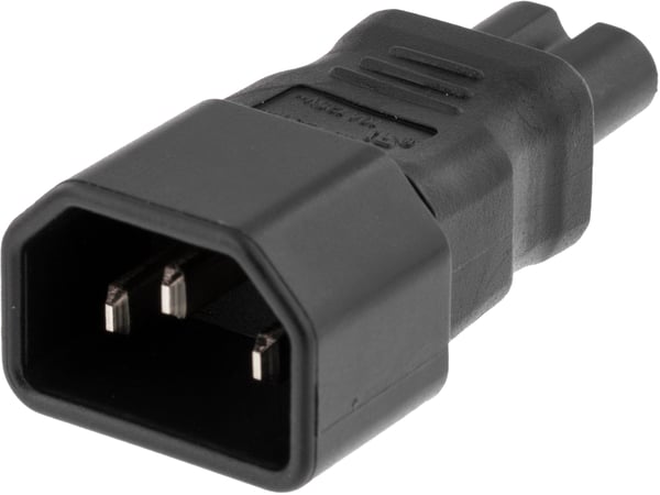 Power adapter IEC 60320 C14 to IEC 60320 C7 250V/2.5A