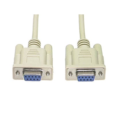 Modem cable DB9 female-female 2m