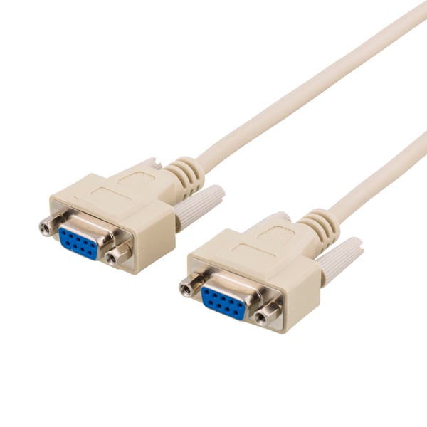 Modem cable DB9 female-female 2m