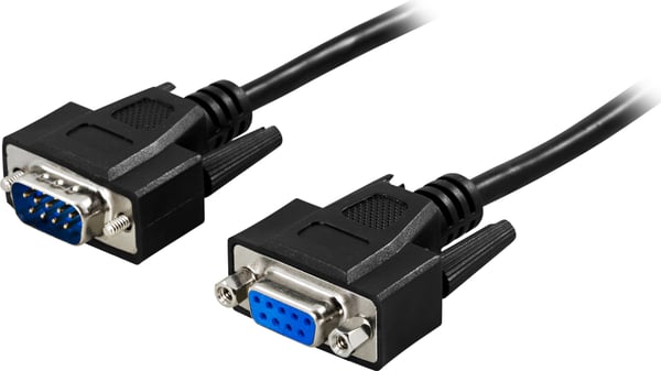 Extension cable DB9ma-fe 2m, black