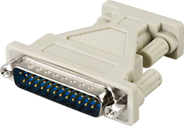 AT-adapter DB9fe - DB25ma
