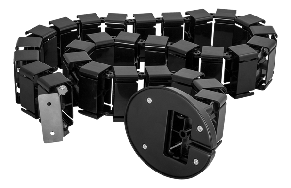 Office, Spine Cable Organizer & Hider, black