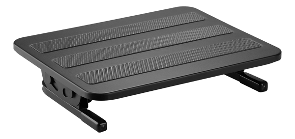 OFFICE Ergonomic steel foot rest, tilt +20°~-20°, black