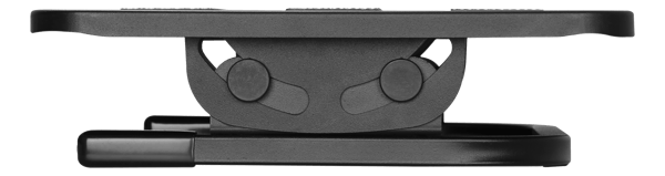 OFFICE Ergonomic steel foot rest, tilt +20°~-20°, black