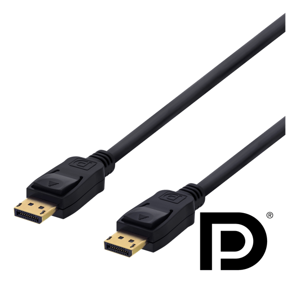 DisplayPort cable, 3m, 4K UHD, DP 1.2, black
